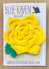 Load image into Gallery viewer, SECONDS Yellow Rose Brooch
