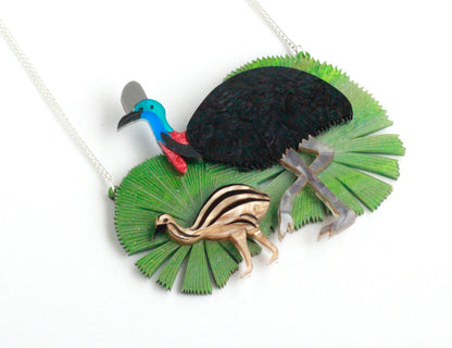 Preorder Elvis and his Chick necklace