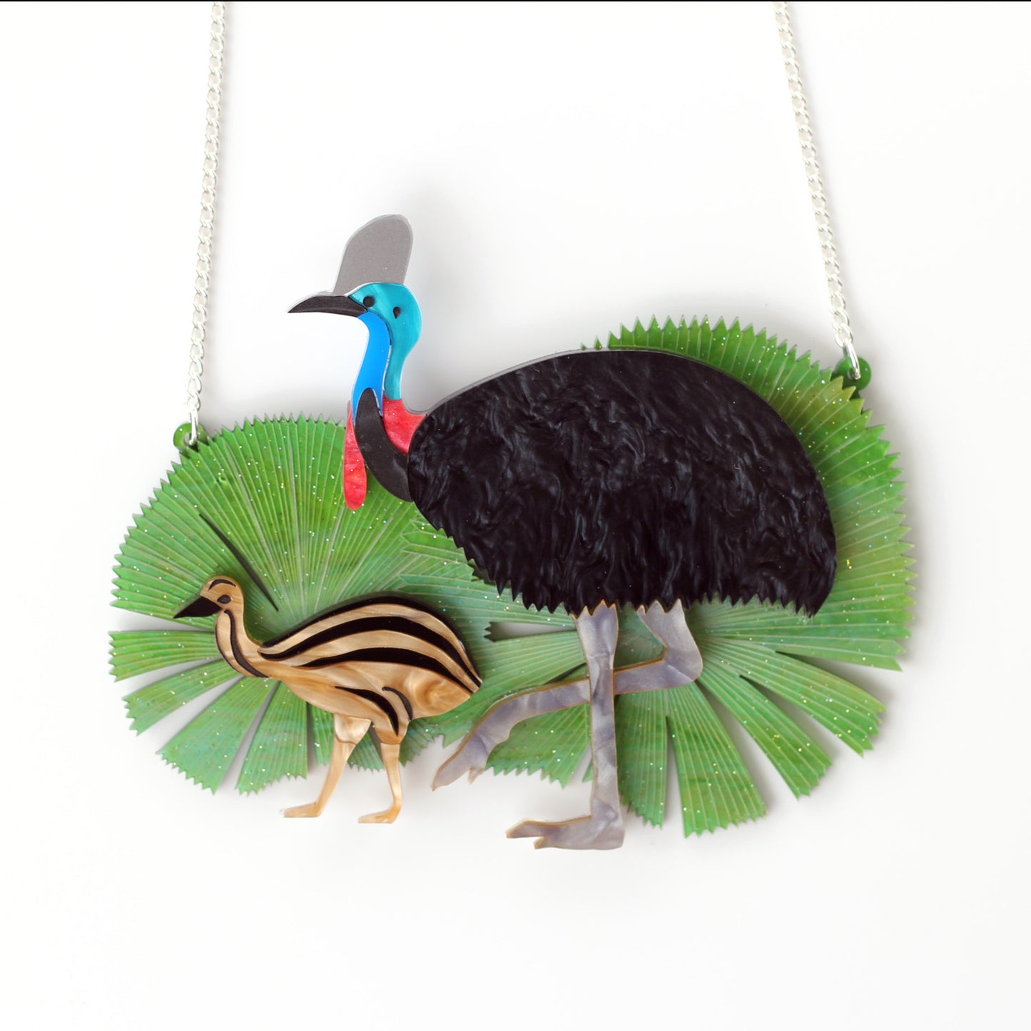 Preorder Elvis and his Chick necklace