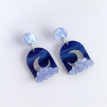 Load image into Gallery viewer, Night Sky arch earrings
