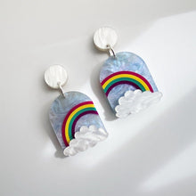 Load image into Gallery viewer, Rainbow arch earrings
