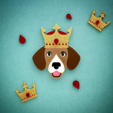 Load image into Gallery viewer, Regal Beagle brooch
