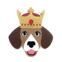 Load image into Gallery viewer, Regal Beagle brooch
