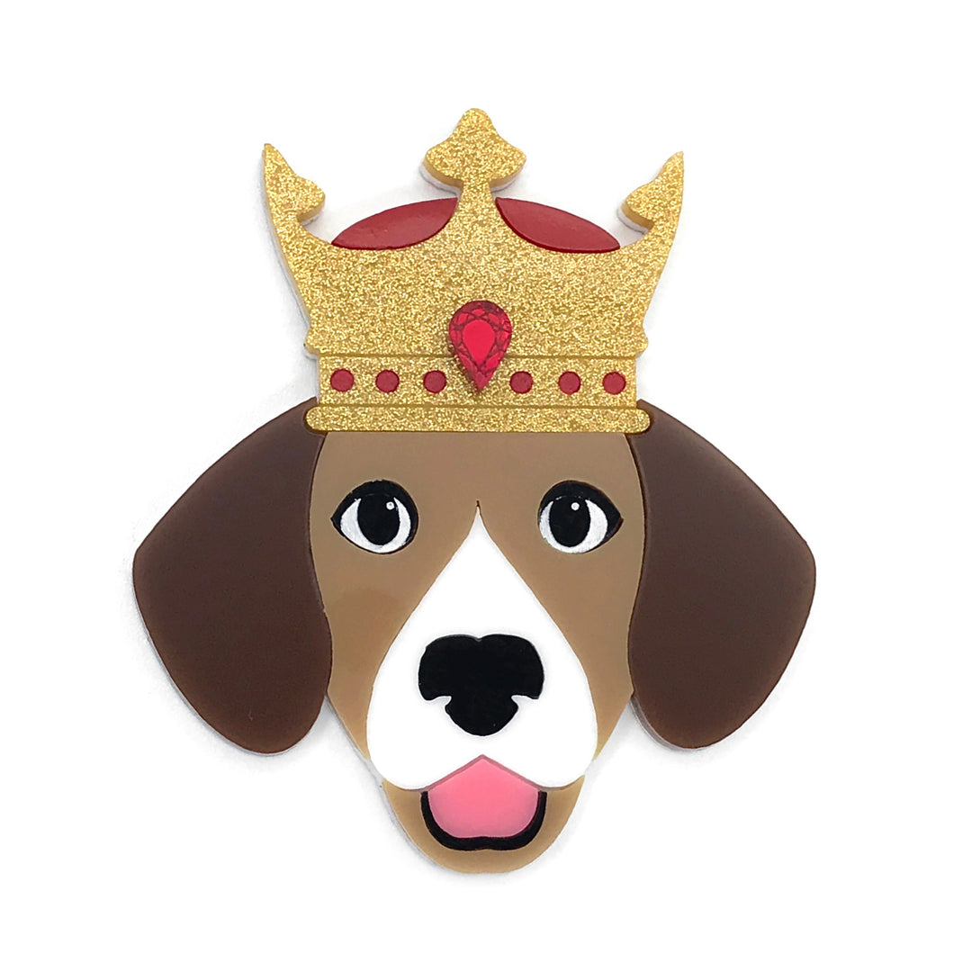 Regal Beagle brooch