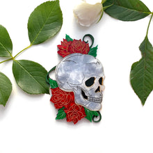 Load image into Gallery viewer, Skull n Roses marble 1.jpg
