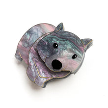 Load image into Gallery viewer, Benny the Wombat brooch

