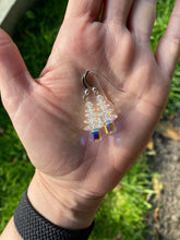 Load image into Gallery viewer, Christmas Tree earrings - Clear AB
