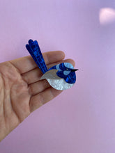Load image into Gallery viewer, Fairy Wren brooch
