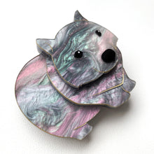 Load image into Gallery viewer, Benny the Wombat brooch
