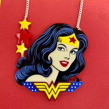Load image into Gallery viewer, Wonder Woman Statement Necklace
