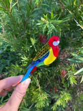 Load image into Gallery viewer, Eastern Rosella brooch

