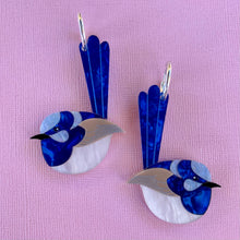 Load image into Gallery viewer, Fairy Wren earrings
