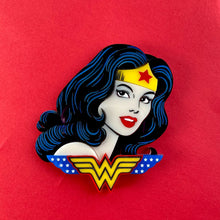 Load image into Gallery viewer, Wonder Woman brooch
