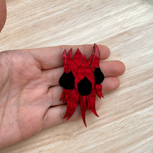 Load image into Gallery viewer, Sturt&#39;s Desert Pea brooch
