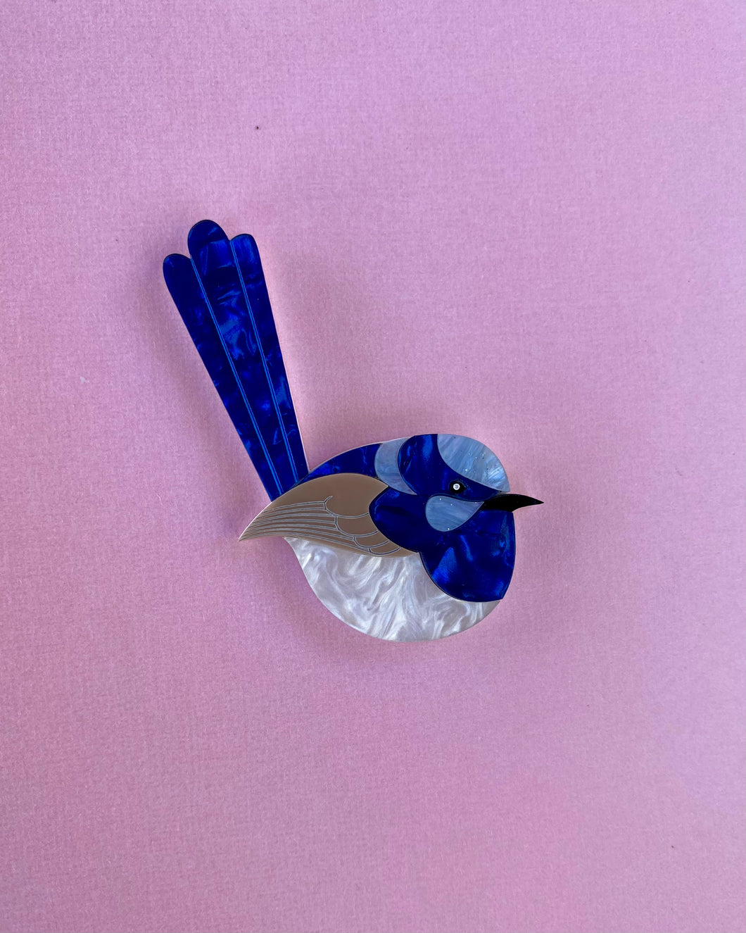 Fairy Wren brooch