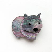 Load image into Gallery viewer, Benny the Wombat brooch
