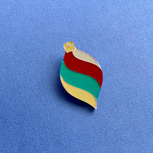 Load image into Gallery viewer, Mirror Christmas Bauble brooch
