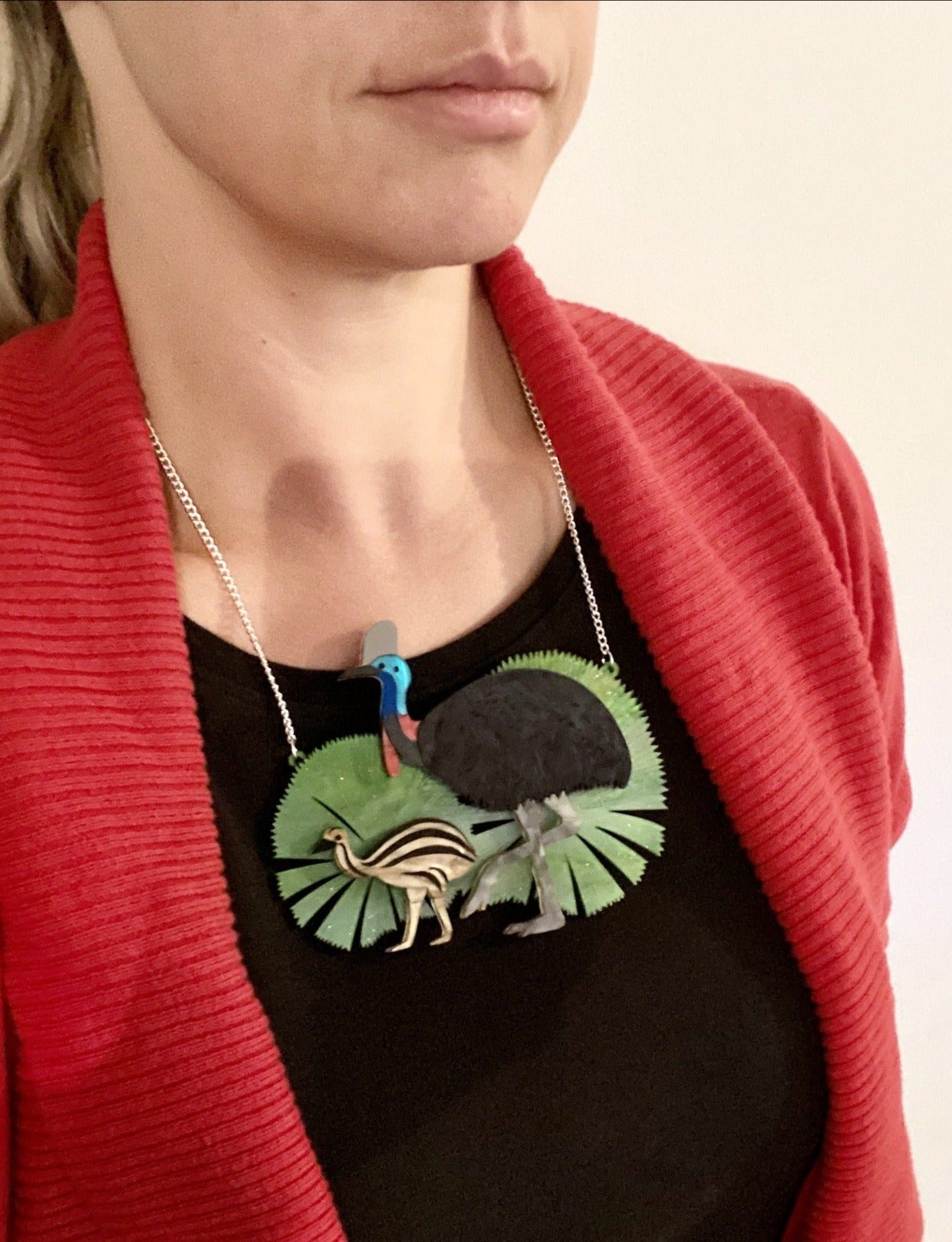 Preorder Elvis and his Chick necklace