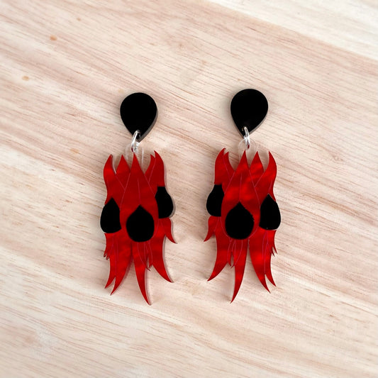 Sturt's Desert Pea earrings