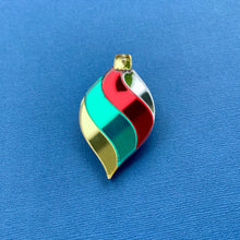 Load image into Gallery viewer, Mirror Christmas Bauble brooch
