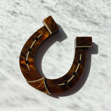 Load image into Gallery viewer, Lucky Horseshoe brooch
